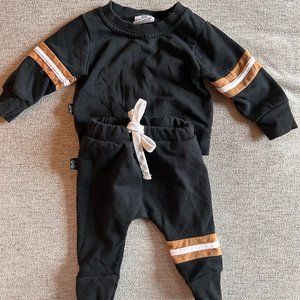 Olive + Scout Black Jogger Set